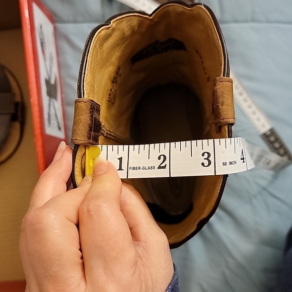 J B Dillon Brown Cross Cowboy Boots - Picture 9 of 11